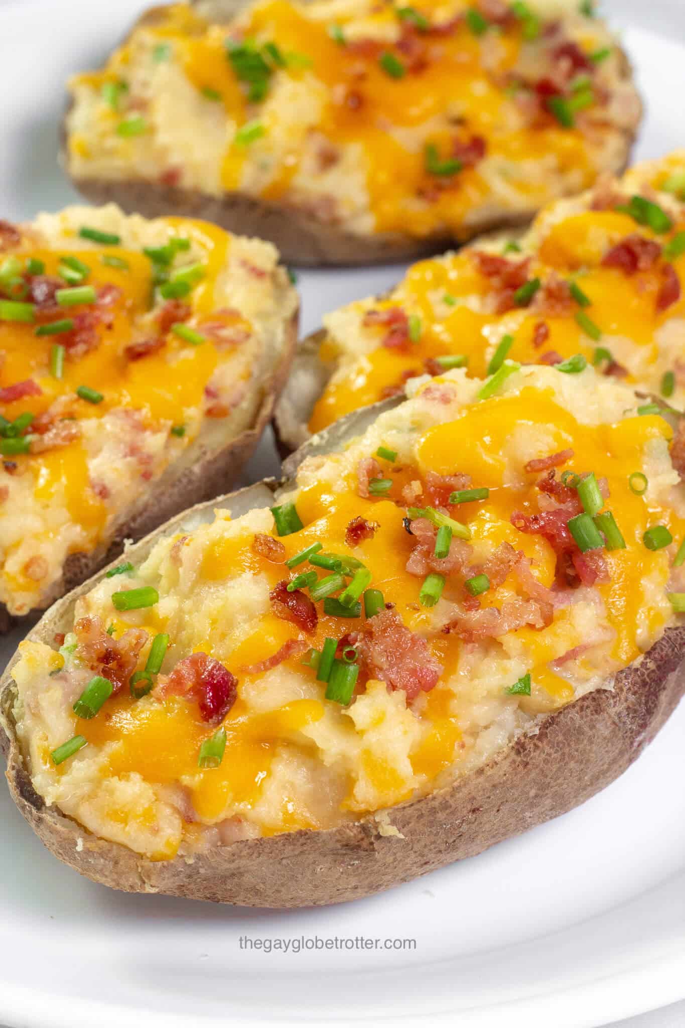 Twice Baked Potatoes Easy And Fluffy The Gay Globetrotter