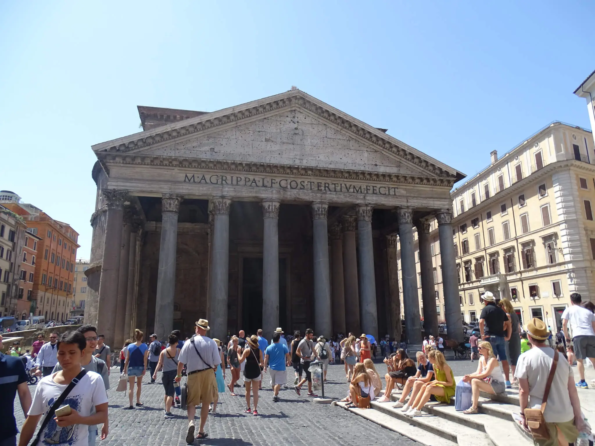 Pantheon, one of the classic things to see in Rome.