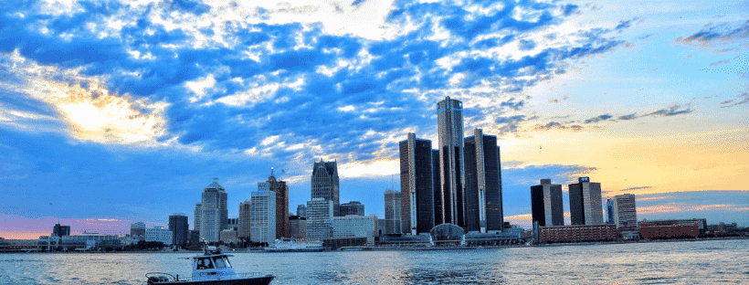 The Beautiful Detroit Skyline