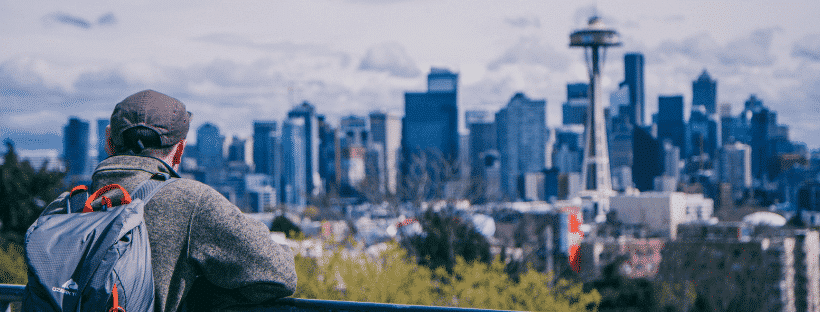 Admiring the Seattle gay scene.