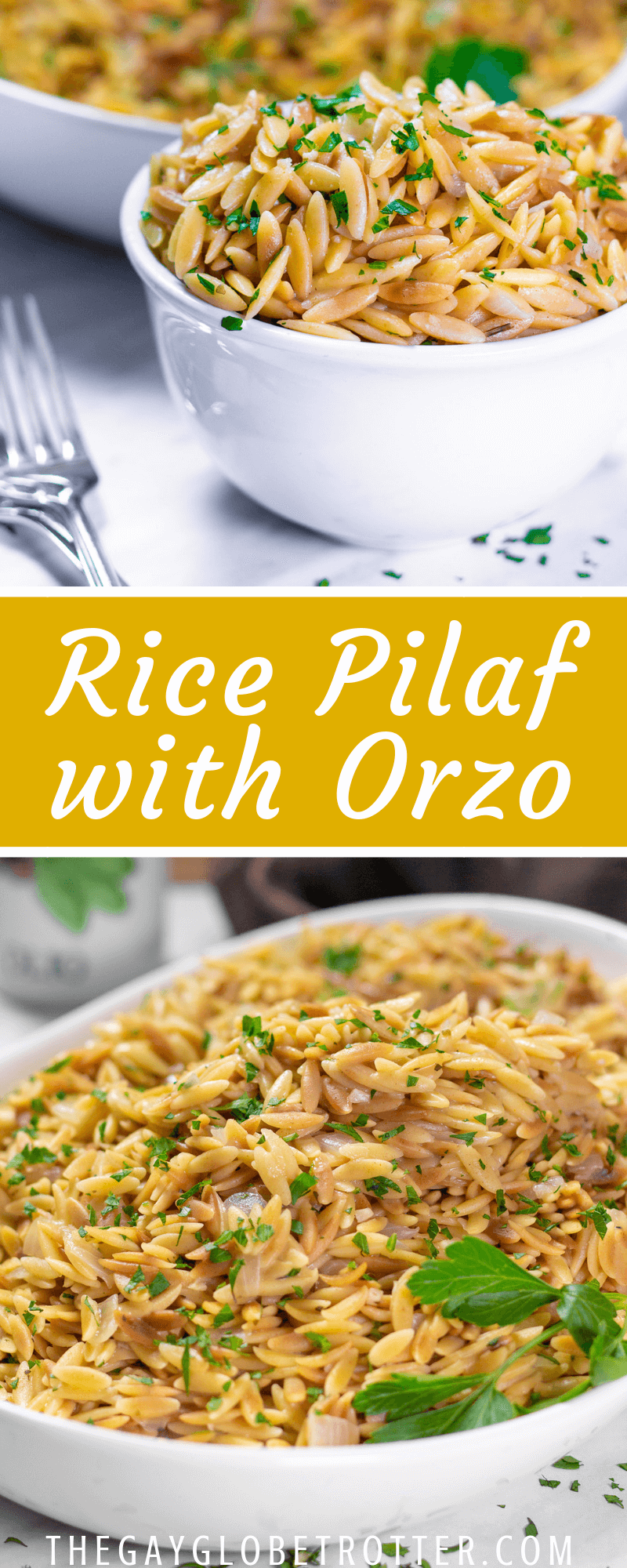 Rice Pilaf with Orzo - The Gay Globetrotter
