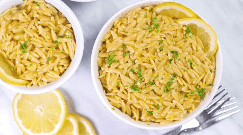 Parmesan Lemon Orzo The Gay Globetrotter