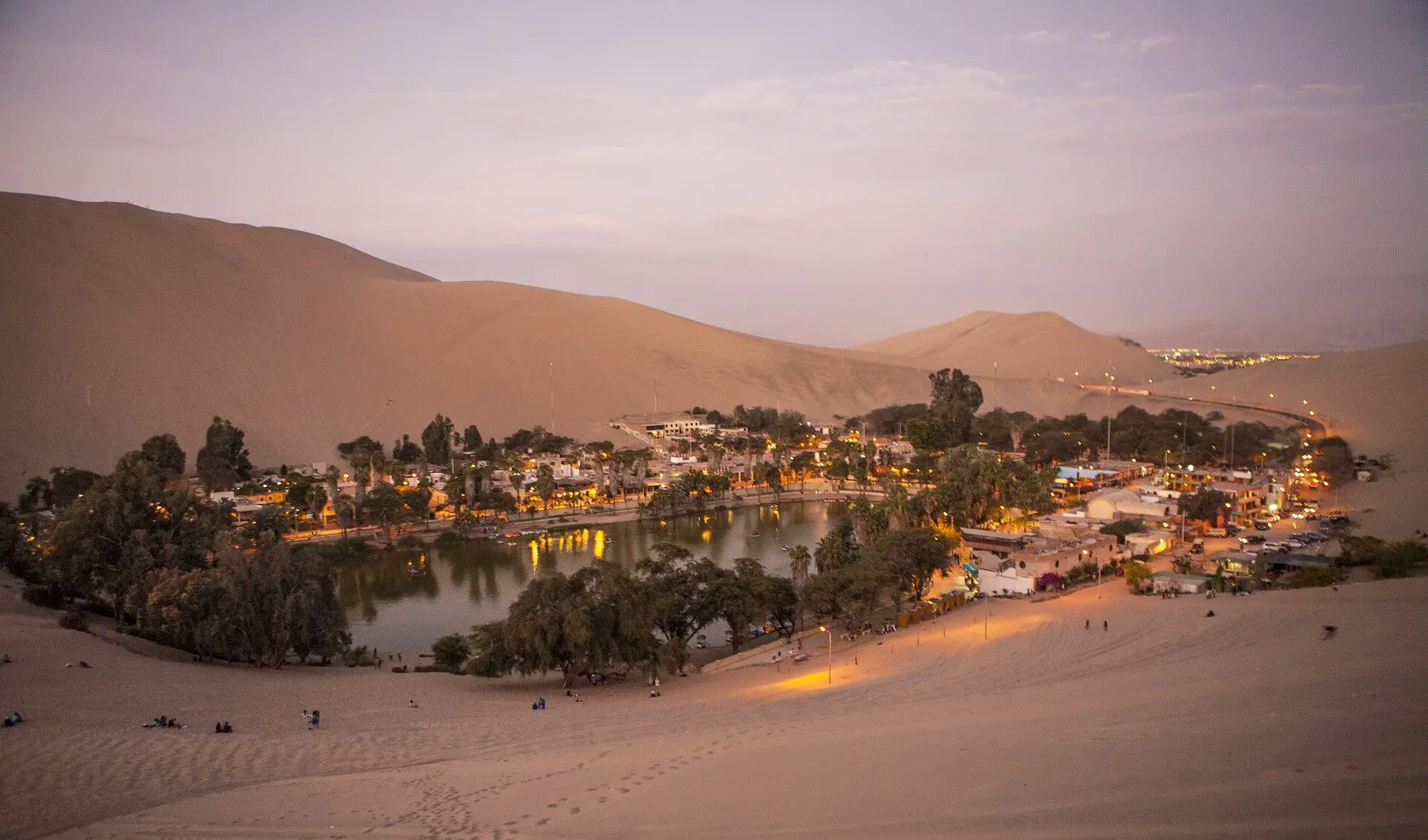 The sandy oasis known as Huacachina, Peru