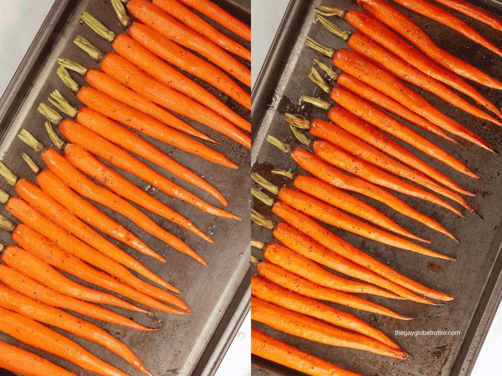 Honey Glazed Carrots {Oven Roasted} - The Gay Globetrotter