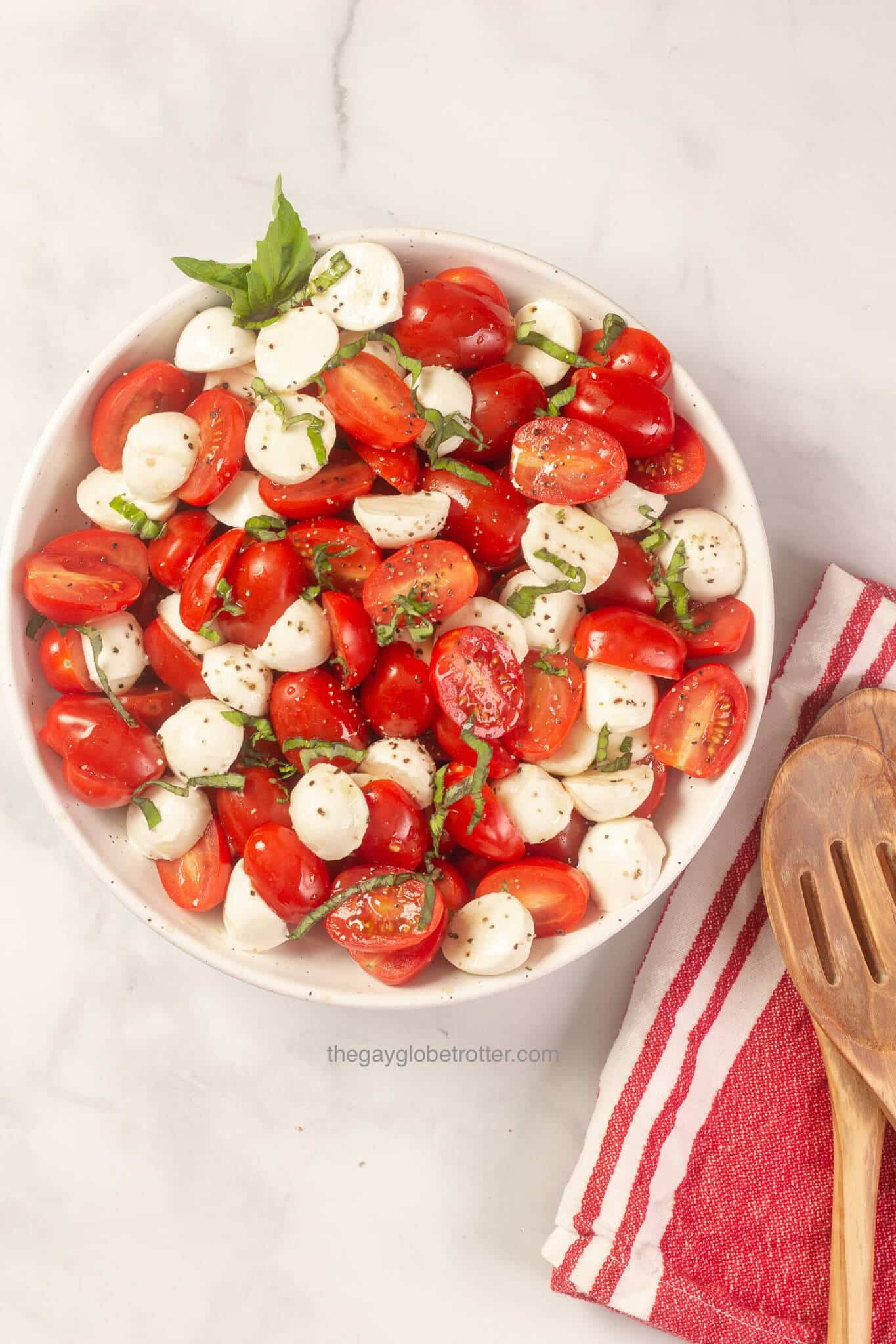 Cherry Tomato Caprese Salad | The Gay Globetrotter