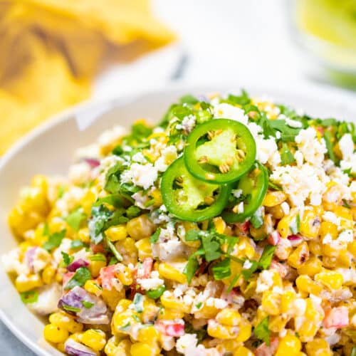 Mexican Street Corn Dip {Elote Dip} - The Gay Globetrotter