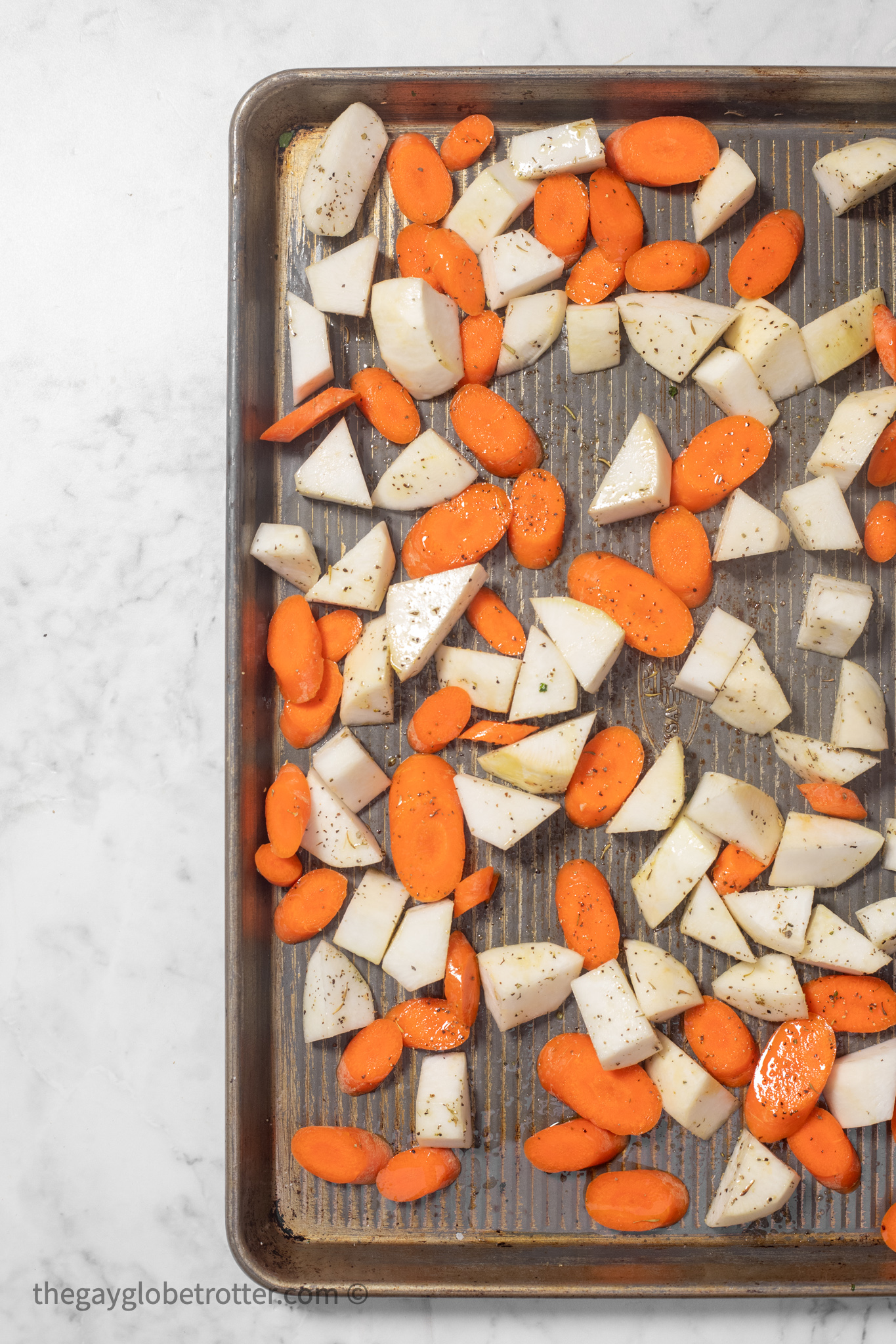 Roasted Turnips and Carrots {The Best Seasoning!} The Gay Globetrotter