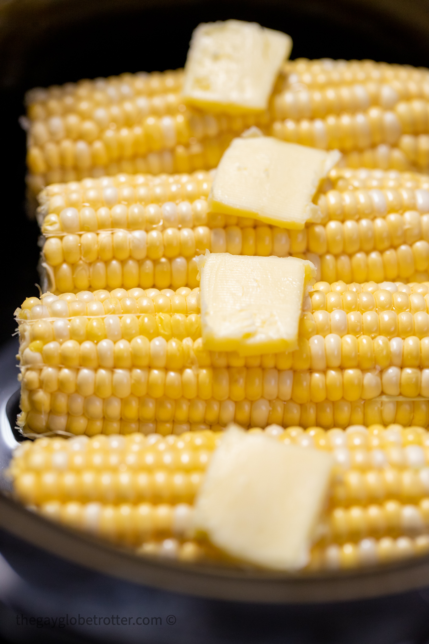 Crockpot Corn On The Cob {The Easy Way!} - The Gay Globetrotter