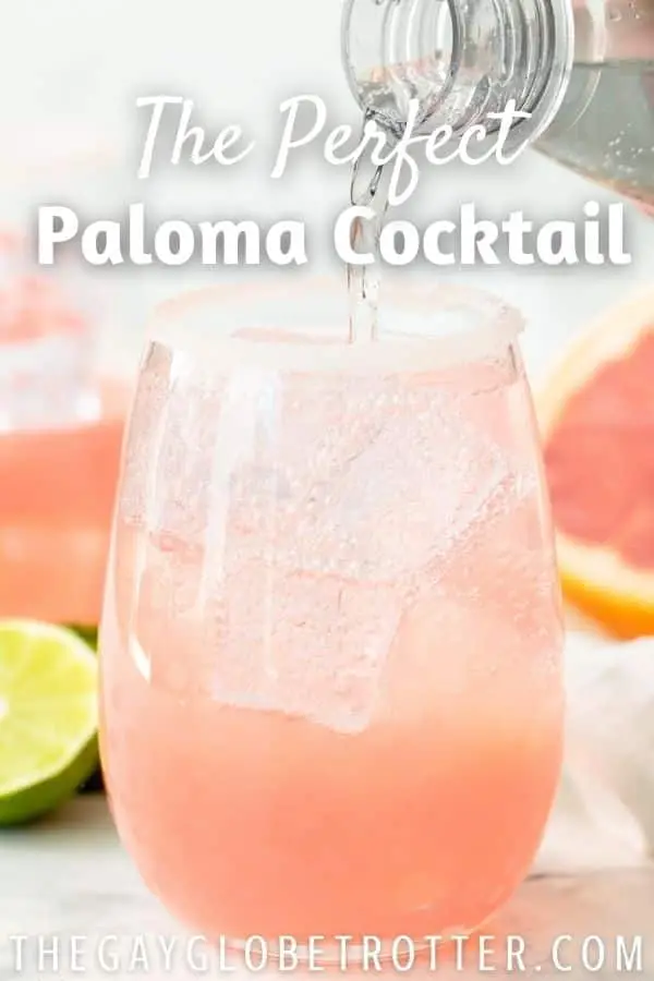 A paloma with text overlay.